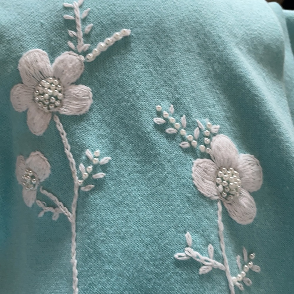 Charter Club XL little turquoise sweater! - Picture 4 of 4
